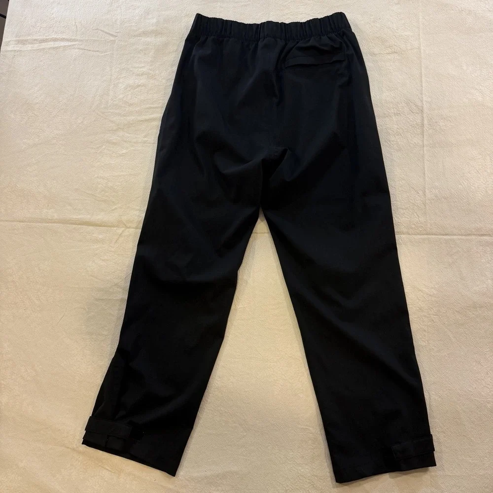 adidas Golf ClimaProof Rain Pants Mens M Black Waterproof Shell CY7441 Windproof